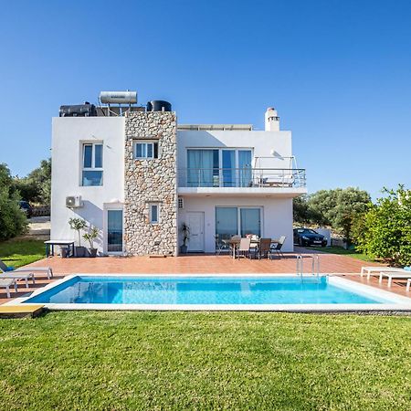 Dimitra Apartment With Private Pool And Sea View -The Ground Floor Of A Two Storey Building ダラトソ エクステリア 写真